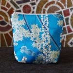 Kiku pouch in silk kimono vintage